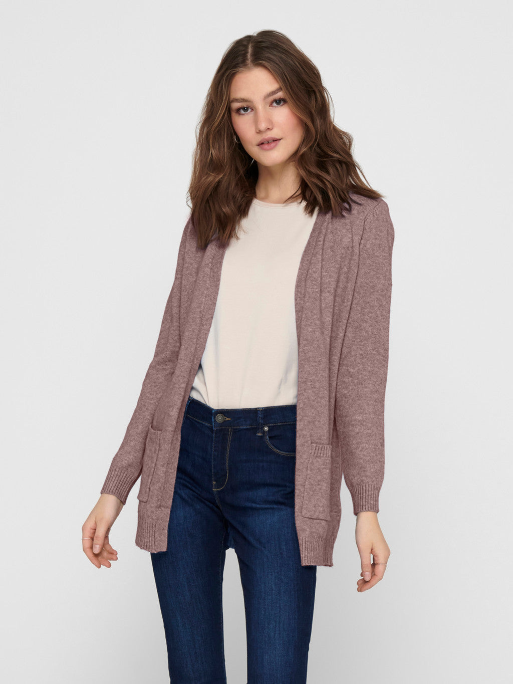 Cardigan rose ONLY pour femme