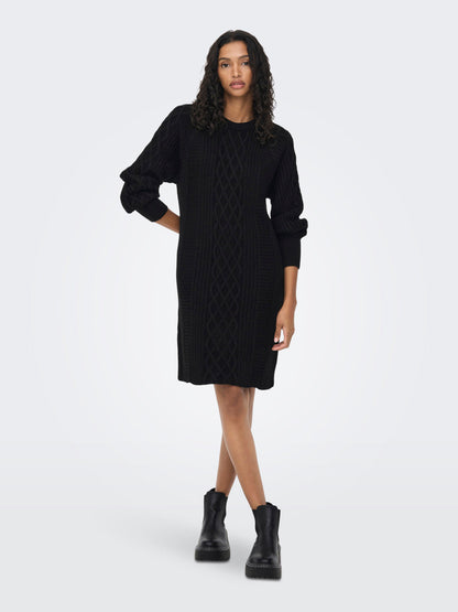 ONLY women's black knit dress