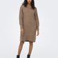 ONLY women's taupe knit dress