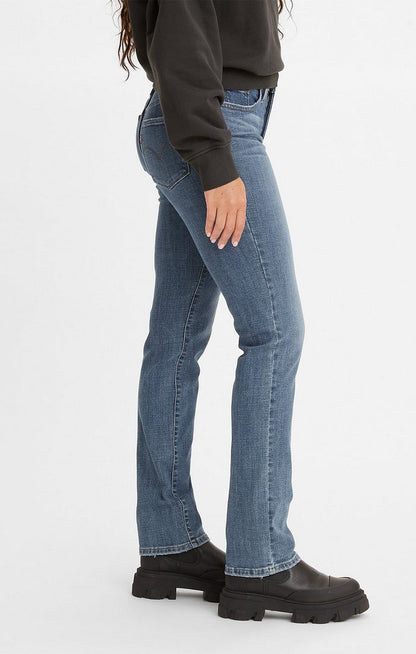 Jeans bleu Levi's 314 droit pour femme
