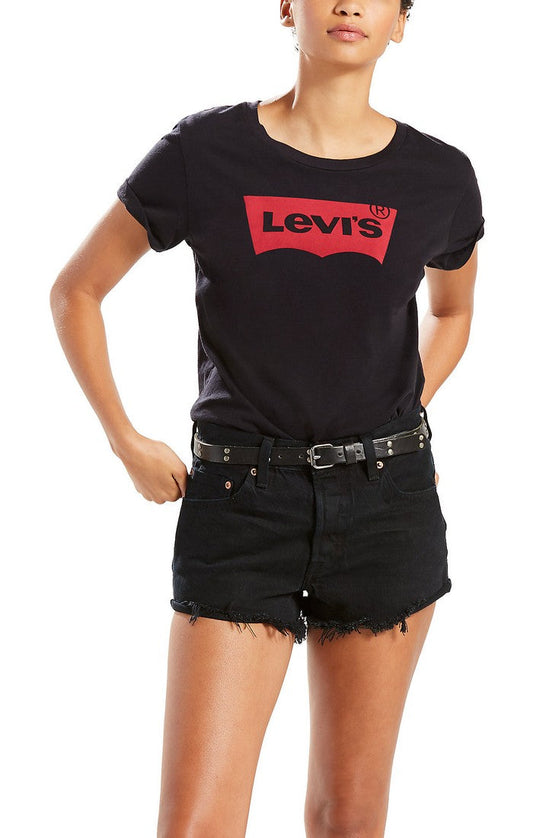 T-shirt noir Levi's pour femme