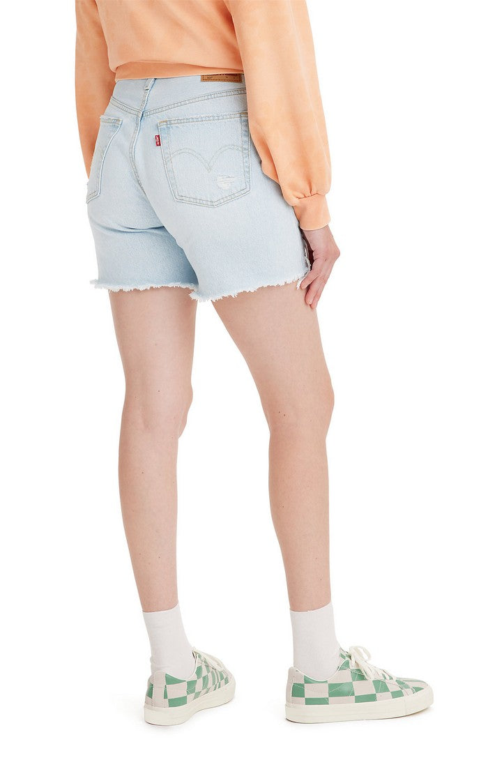 Levi's Women's 501 pale blue shorts