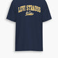 T-shirt Levi's marine et jaune pour homme