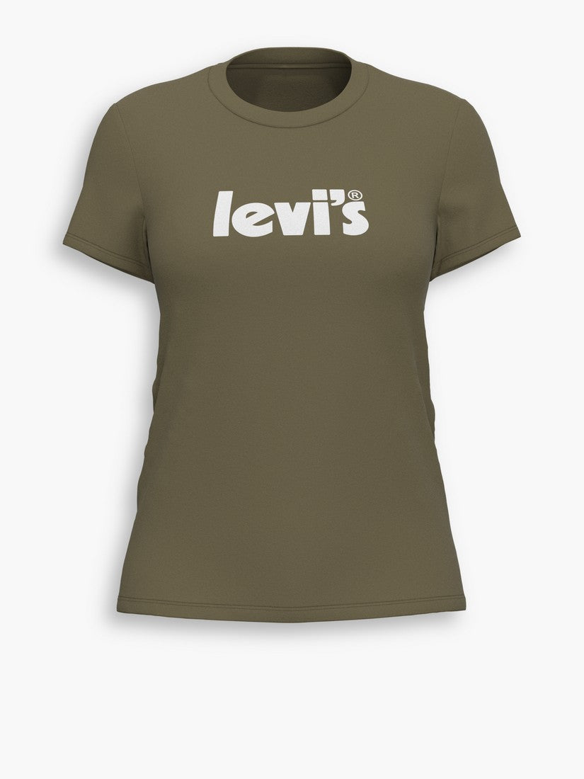 T-shirt kaki Levi's pour femme