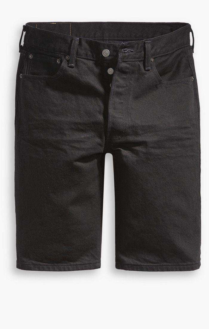 Bermuda noir en jeans Levi's 501 pour homme