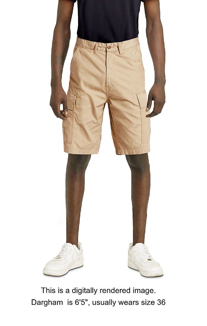 Men's beige Levi's cargo shorts